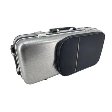 Imagem de ModouString Capa rígida para saxofone alto | Fibra de carbono com trava, alça e alça de ombro | Bolsa durável para saxofone alto leve