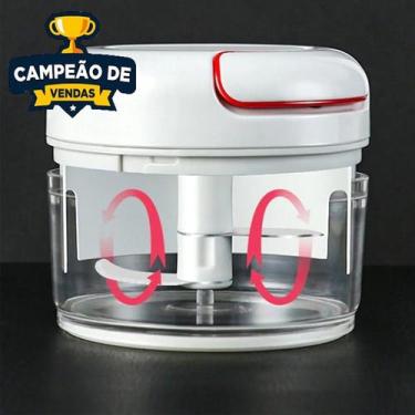 Imagem de Mini Processador 2 Lâminas de Alimentos Manual Triturador - Sancomerci
