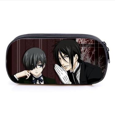 Imagem de Estojo de lápis Black Butlers DoubleLayer Cartoon Anime Pencil - yiwei