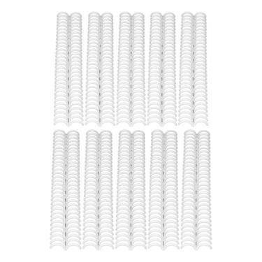 Imagem de Tnfeeon Espinhas de Encadernação de Pente para Documentos A4, Fichário de 30 Argolas Com Capacidade para 150 Folhas, Fichário de Argolas Flexível para Professores e Alunos, Perfeito para Relatórios,