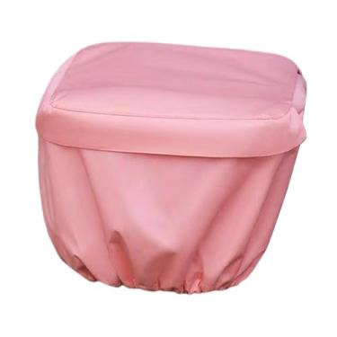 Imagem de RNXRZANK Capa Protetora Impermeável Contra Poeira E Chuva para Cesta de Bicicleta, Forro de Nylon para Triciclo Elétrico, Acessórios para Cesta Dianteira, Rosa