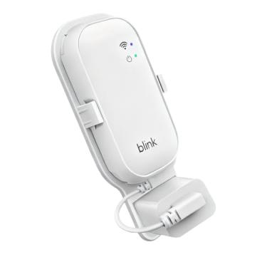 Imagem de Suporte de parede de tomada branca para núcleo de módulo Blink Sync, suporte de módulo de sincronização para câmera de segurança Blink externa/interna, sem perfuração, sem fios bagunçados, suporte de