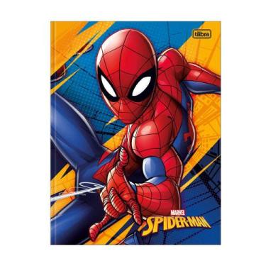 Imagem de Caderno Universitário Brochura Homem Aranha 80 Folhas Tilibra, Modelo 