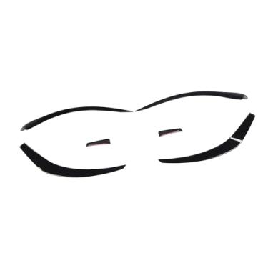 Imagem de aqxreight Conjunto de Spoiler de Farol de Neblina Dianteiro de 6 Peças, Preto Brilhante, Aparência Esportiva, Melhora a Aerodinâmica para CLA-C117 X117 Pré-Facelift 2013 a 2015 2015, Confirme 2013,