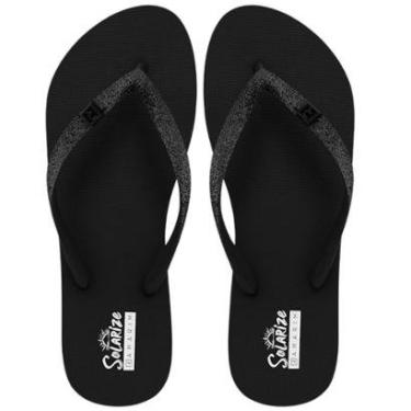 Imagem de Chinelo Ramarim Solarize Feminino Glitter Bico Arredondado Cor:;Tamanho:35/36-Feminino