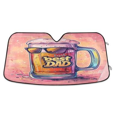 Imagem de Caneca de cerveja legal para para-brisas de carro, proteção UV, para-brisa para caminhões, médio