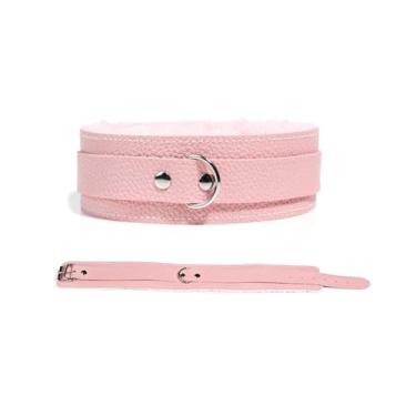 Imagem de Acecare Colar de couro preto com corrente de ouro e sino – Colar gargantilha ajustável para mulheres, conjunto de gargantilha de couro sintético para cosplay, moda gótica e dramatização, universal