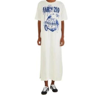 Imagem de Vestido Midi Farm Rio Coco Gelado Azul-Feminino