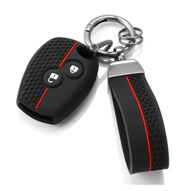 Imagem de Capa para chave de carro moderna compatível com Renault Trafic Clio Duster Logan Dacia Sandero Compatível com Nissan Terrano Almera Porta-chaves Fob(2 button)