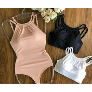 Imagem de Kit Com 20 Bodys Suplex Com Bojo - Gota Moda Feminina, Colorido, Único