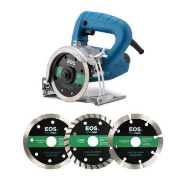 Imagem de Serra Mármore Profissional 1500W Max Pro ESM01PRO 220V Com 3 Discos Ex