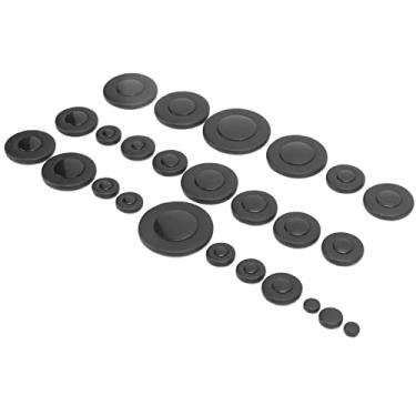 Imagem de WALFRONT 25 Peças de Reparo do Saxofone das Almofadas do Saxofone Dos Pces Multi Tamanho Sortido para Acessório Instrumento de (preto) (Preta)
