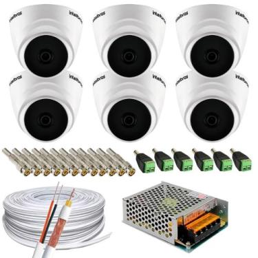 Imagem de Kit 6 Câmeras de segurança Intelbras Vhl 1120d + 1 Fontes 10amp 12v + 