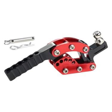 Imagem de JunZheHub Engate de Reboque para Crawler RC em Escala 1:10 Ou 1:8 – Escultura em Metal em Miniatura Realista E Criativa para Garagem de Carros, Vermelho