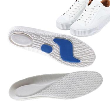 Imagem de Palmilhas esportivas para homens,Palmilhas esportivas masculinas | 2 peças de inserções para tênis de corrida | Palmilhas esportivas profissionais, palmilhas ortopédicas respiráveis, inserção de sapat