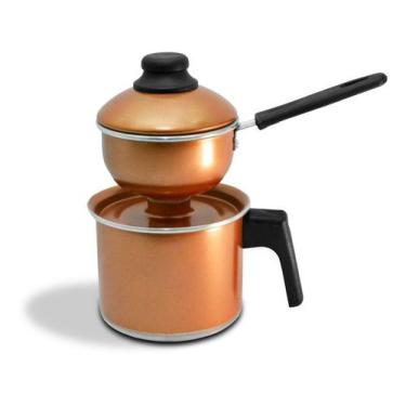 Imagem de Cuscuzeiro Individual E Cozi Vapore Nordestino Bronze - ARNIX