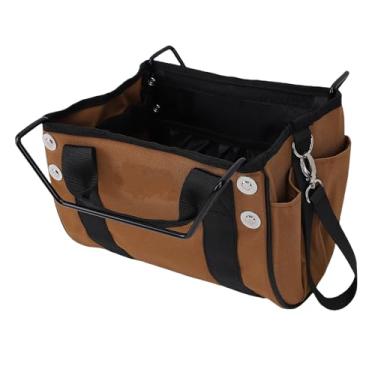 Imagem de Zhjvihx Porta-Ferramentas para, Bolsa Portátil Dobrável para Armazenamento de Carga Com Vários Compartimentos para Organização de Ferramentas, Feito de Tecido Oxford e Ferro, Cabe na