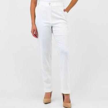 Imagem de Calça Malise Reta em tecido Linho Feminina-Feminino