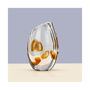 Imagem de Vasos para flores estilo europeu moderno criativo simples decoração sala de estar arranjo de flores modelo sala de vendas escritório sala de estar decoração macia vaso decorativo doméstico (médio)