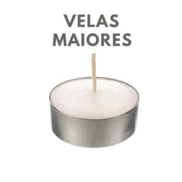 Imagem de Velas Rechaud com Base de Alumínio – Kit 50 Unidades – Longa Duração, Chama Suave – Para Eventos, Piscinas, Casamentos, Spa e Decoração