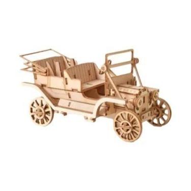 Imagem de Kit De Quebra-Cabeça 3D De Madeira Cortado a Laser: Navio À Vela, Bipl