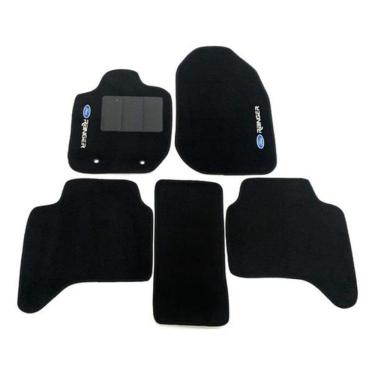 Imagem de Jogo De Tapete Automotivo Ranger 2013 Carpete Base Pinada