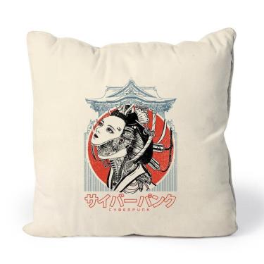Imagem de Almofada Cyberpunk Geisha-Unissex