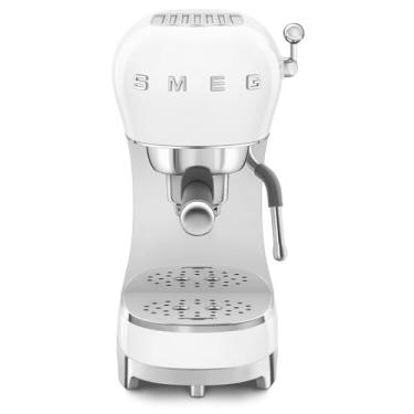 Imagem de SMEG ECF02WHEU Máquina de café expresso, plástico, branco