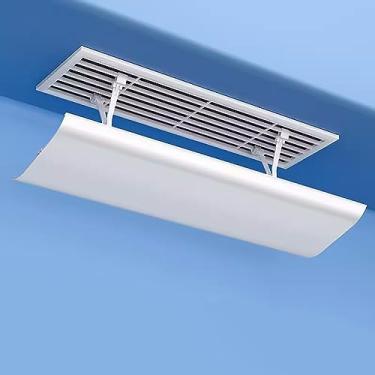 Imagem de Defletor de ventilação de ar condicionado central | Capa de ventilação ajustável para casa e escritório | Controle de fluxo de ar com eficiência energética | Tamanho C | Melhora o conforto e reduz os