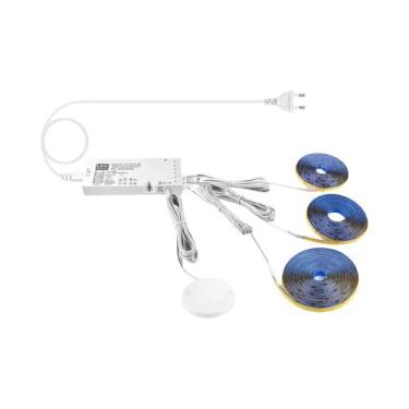 Imagem de Fita De Luz LED COB Regulável Para Armário Com Toque Inteligente 1-6 P