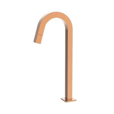 Imagem de Torneira Lavatório Mesa Bica Alta Dax Aira Rose Gold - DAX-1198-AR-RG 