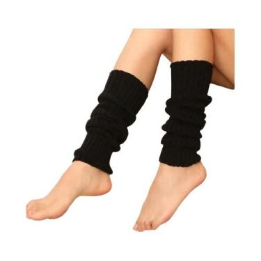 Imagem de Aquecedores De Pernas De Lã Tricotados Estilo Lolita Japonês Femininos