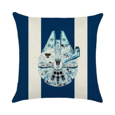Imagem de Capa De Almofada Em Linho Bege Com Estampa De Avião Para Sofá, Carro, 