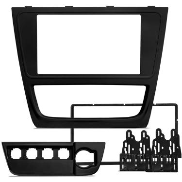 Imagem de Moldura do Painel 7 Polegadas Gol Saveiro Voyage 2013 a 2016 Preto