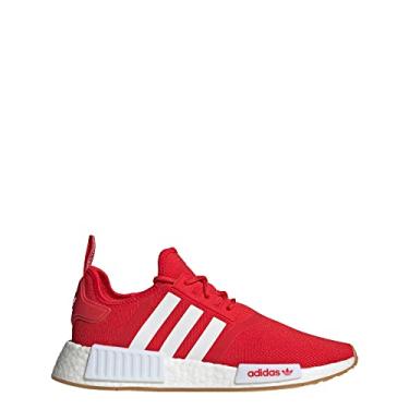 Imagem de adidas Originals Tênis masculino NMD, Hot Temp Red/Fancy Branco-Vermelho, 9