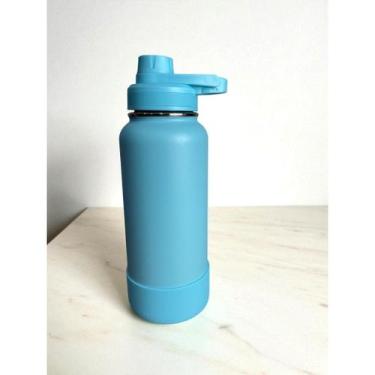 Imagem de Garrafa Termica 1000ml Com Base Protetora de Silicone Dia a Dia Escola