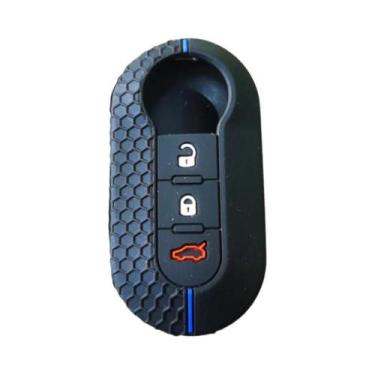 Imagem de Capa De Silicone Para Chave Automotiva Fiat Ducato 500 500L Panda Gran
