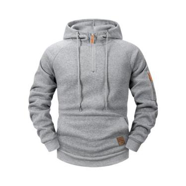 Imagem de Moletom Masculino De Outono Inverno Casual Esportivo Retrô Harajuku Co