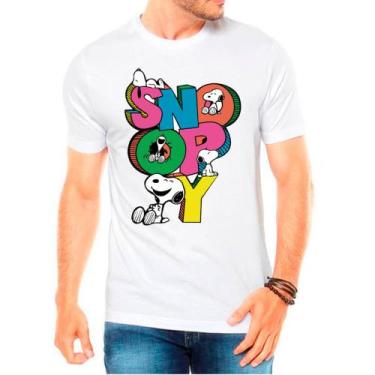 Imagem de Camiseta desenho snoopy camisa masculina lançamento 01 - DESIGN CAMISE