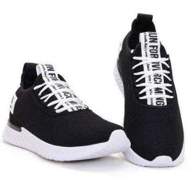 Imagem de Tênis Academia Feminino Esportivo Cadarço Conforto Treino Fit-Feminino