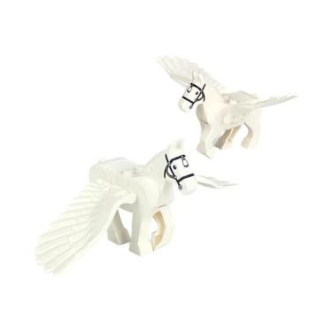 Imagem de Blocos De Montar De Elefante, Camelo, Alce, Gorila, Girafa E Cavalo, C