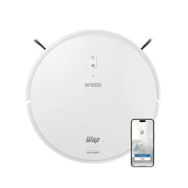 Imagem de Aspirador De Pó Robo WAP ROBOT W1000 Smart Branco Bivolt