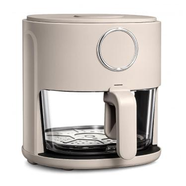 Imagem de Fritadeira Elétrica Air Fryer COOK WITH COLOR bege 3,8L Cesta de Vidro 6 Programas 1200...
