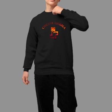 Imagem de Moletom Gola Careca Basico Casual Moda Country Tecido Macio Estrala - 