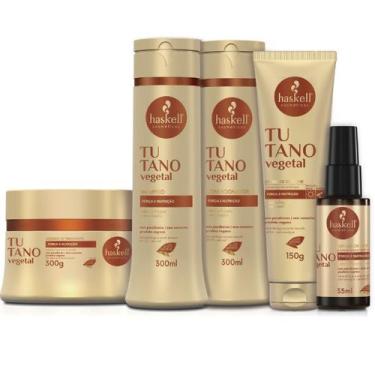 Imagem de Kit Haskell Tutano Vegetal 300gr Haskell  Nutrição e Força para Cabelo