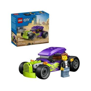 Imagem de CARRO DE CORRIDA LEGO CITY HOT ROD 81 PEÇAS 60485