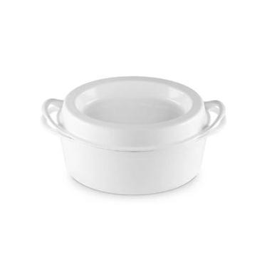 Imagem de PANELA DOUFEU LE CREUSET TRADITION OVAL 32CM EM FERRO FUNDIDO BRANCO 25084320101460
