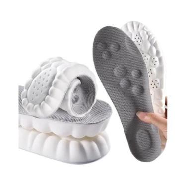 Imagem de Palmilhas Ortopédicas Unissex Super Macias Com Suporte De Arco 4D Para