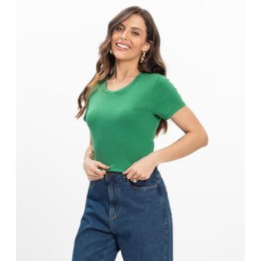 Imagem de Blusa Feminina Infinita Cor Verde, M, Verde