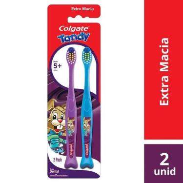 Imagem de Escova Dental Infantil Colgate Tandy 5+ Com 2 Unidades